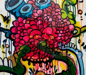 Petri Kulju Meat Me -näyttely teoskuvia 2022